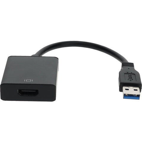 Add-on Addon Usb 3.0 (a) Male To Hdmi 1.3 Female Black Adapter Including 1ft Cable