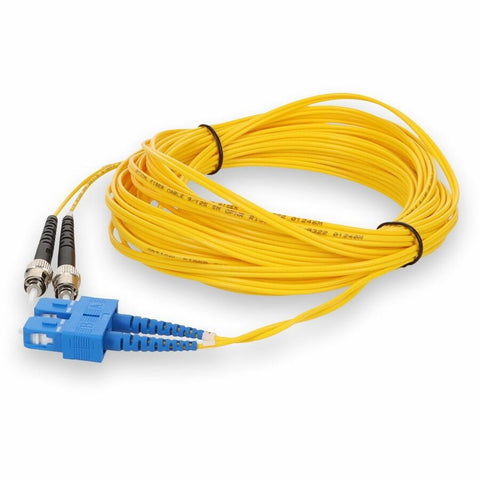 Add-on Addon 2m St To Sc Yellow Os2 Duplex Ofnr (riser-rated) Smf Fiber Patch Cable