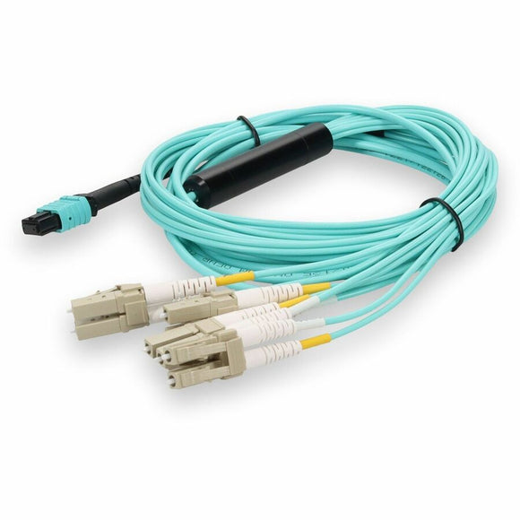 Add-on This Is A 10m Juniper Networks Mtp-4lc-m10m Compatible Mpo (female) To 8xlc (mal
