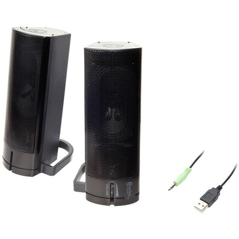 Syba Multimedia Inc Usb Stereo Speaker With Magnetic Design,