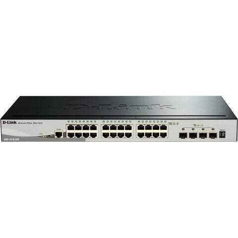 D-link Systems Switch - Dgs-1510-28xmp - 1u - Wired - 10gbps - Networking / Ports Qty: 28 - Gig