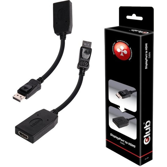 Club 3D DisplayPort to HDMI Adapter Cable