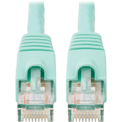 Eaton Tripp Lite Series Cat6a 10g Snagless Utp Ethernet Cable (rj45 M/m), Aqua,