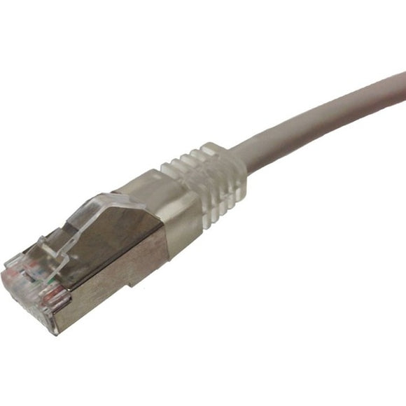 Weltron 1ft White Cat6a Booted Stp Patch Cable