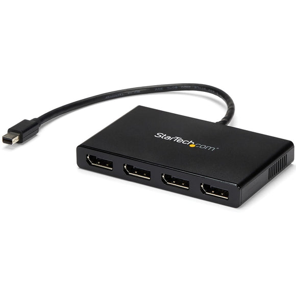 Startech 4-port Mini Displayport To Displayport Multi-monitor Adapter Drives 4x 1080p 60h