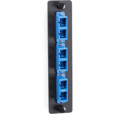 Black Box Adapter Panels Snap Easily Into All Standard Fiber Enclosures, Cabinets, And Pat