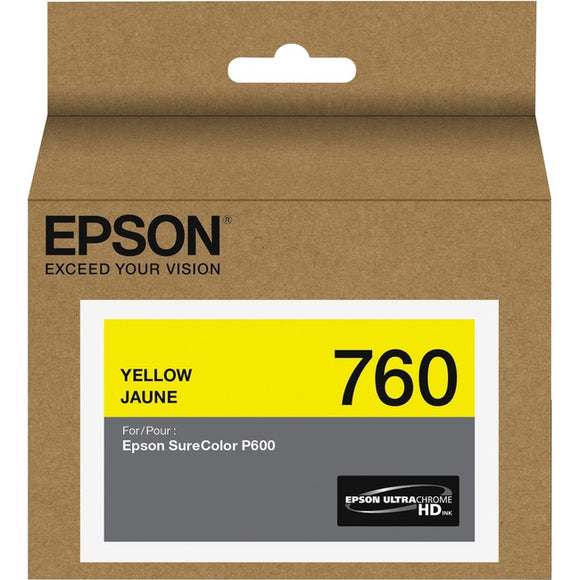 Epson Print T760 Ultrachrome Hd Yellow Ink