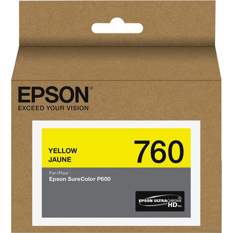 Epson Print T760 Ultrachrome Hd Yellow Ink