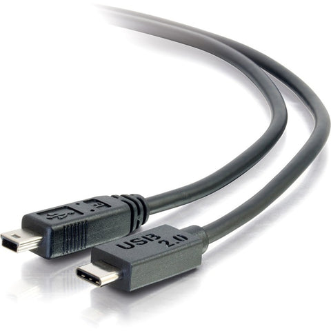 C2g This Usb 2.0 Usb-c To Usb-mini B Cable Is The Perfect Solution For Connecting A