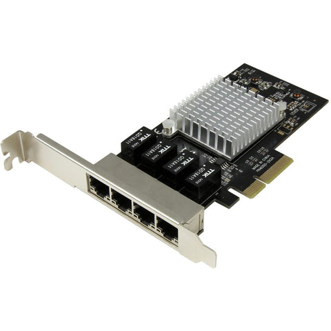 Startech Add Four Gigabit Ethernet Ports To A Client, Server Or Workstation Through One P