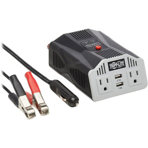 Eaton Tripp Lite Series 400w Powerverter Ultra-compact Car Inverter With 2 Ac/2u