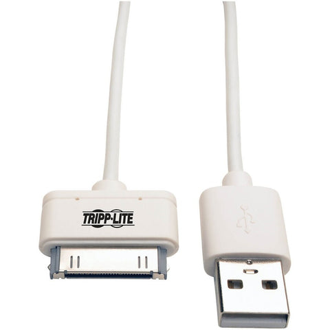 Eaton Tripp Lite Series Usb Sync/charge Cable With Apple 30-pin Dock Connector,
