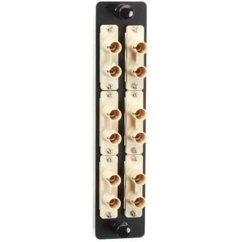 Black Box Jpm460b High-density Multimode Fiber Adapter Panel - Ceramic Sleeve, (