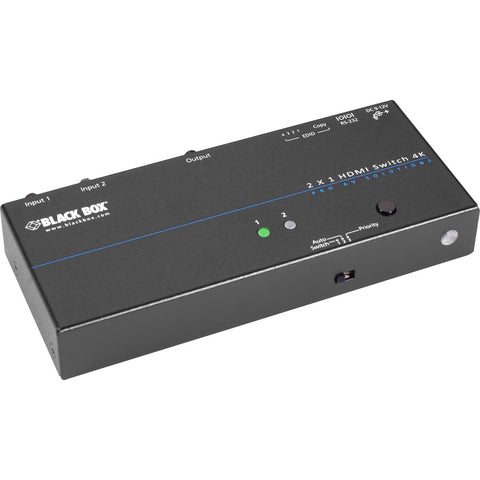 Black Box Enables Switching Between 1 Hdmi Source To 1 Display. Supports Resolutions Up To