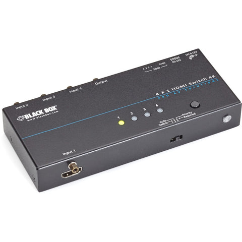 Black Box Enables Switching Between 1 Hdmi Source To 1 Display. Supports Resolutions Up To