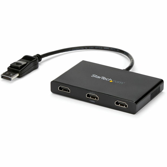 Startech 3-port Displayport To Hdmi Multi-monitor Adapter Drives 3x 1080p 60hz Or 2x 4k 3