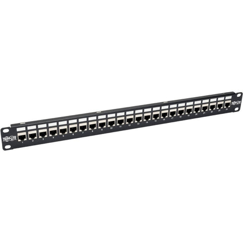 Eaton Tripp Lite Series 24-port 1u Rack-mount Stp Shielded Cat6a Feedthrough Pat