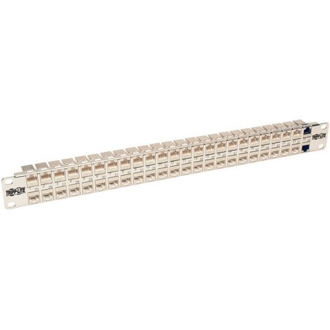 Eaton Tripp Lite Series 48-port 1u Rack-mount Stp Shielded Cat6a Feedthrough Pat
