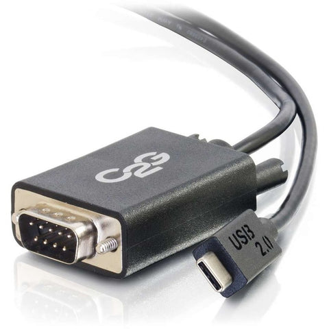 C2g Usb-c To Db9 Serial Rs232 Adapter Cable