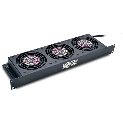 Eaton Tripp Lite Series Smartrack 1u Fan Tray, 3 120v High-performance Fans, 210