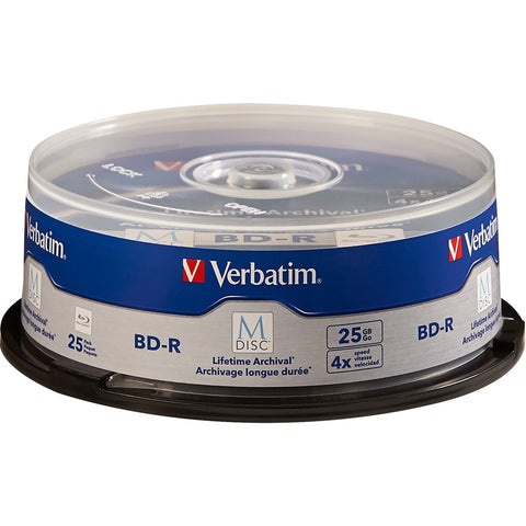 Verbatim Americas Llc M Disc Bd R 25gb 4x  25pk Spindle.