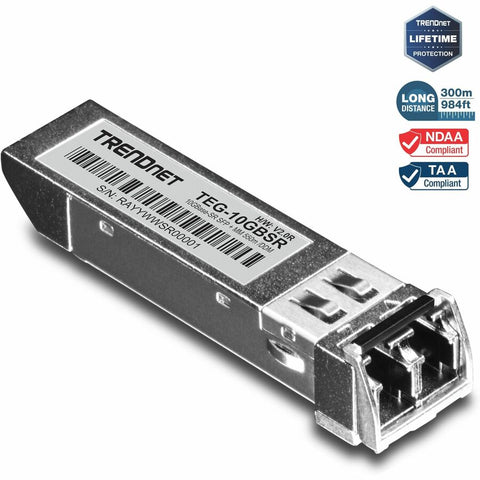 Trendnet Inc 10gbase-lr Sfp+ Multi-mode Lc Module (400m With Ddm)