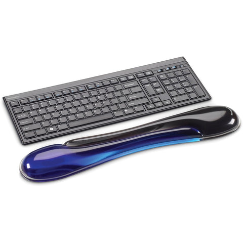 Kensington Computer Duo Gel Wave Keyboard Wrist Rest   Blue