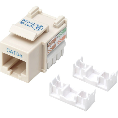 Intellinet Cat5e Ivory Keystone Jack Utp