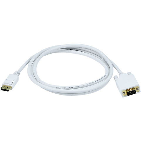 Monoprice, Inc. 6ft 28awg Dp To Vga Cable - White