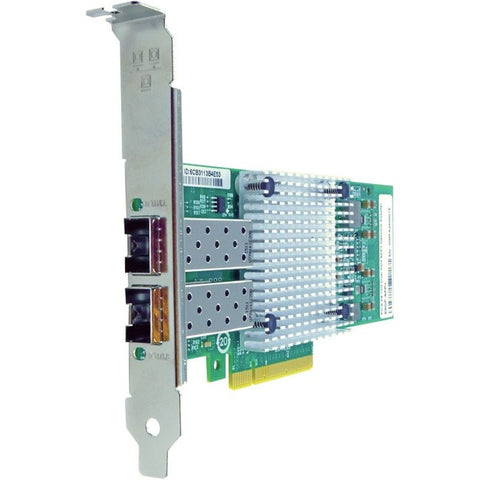 Axiom 10Gbs Dual Port SFP+ PCIe x8 NIC for Intel w/Transceivers - E10G42BFSR