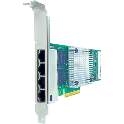 Axiom 10/100/1000mbs Quad Port Rj45 Pcie X4 Nic Card For Hp - 647594-b21 - 3 Yea