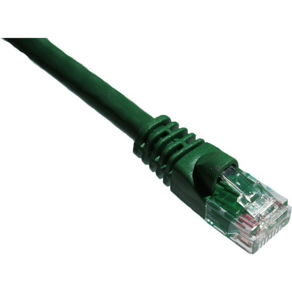 Axiom 3ft Cat6a 650mhz Patch Cable Molded Boot (green)