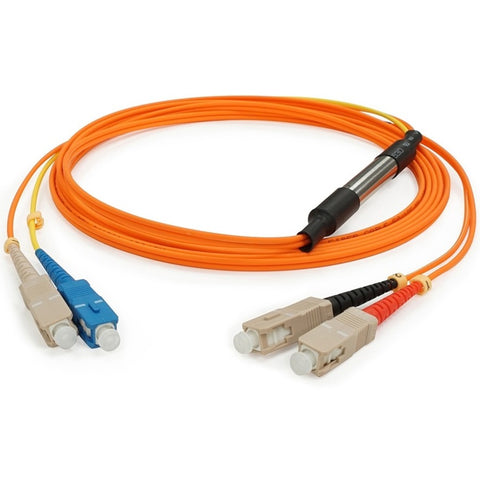Add-on This Is A 2m Sc (male) To Sc (male) Orange Duplex Riser-rated Fiber Mode Conditi