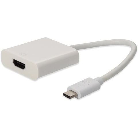 Add-on Addon 5 Pack Of 20cm (8in) Usb 3.1 Type (c) Male To Hdmi Female White Adapter Ca