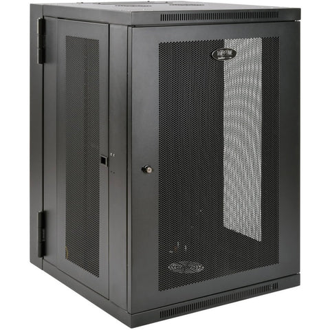 Eaton Tripp Lite Series Smartrack 18u Ups-depth Wall-mount Half-height Rack Enclosure,