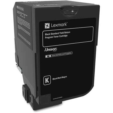 Lexmark 74c1sk0 Black Return Program Toner Cartridge