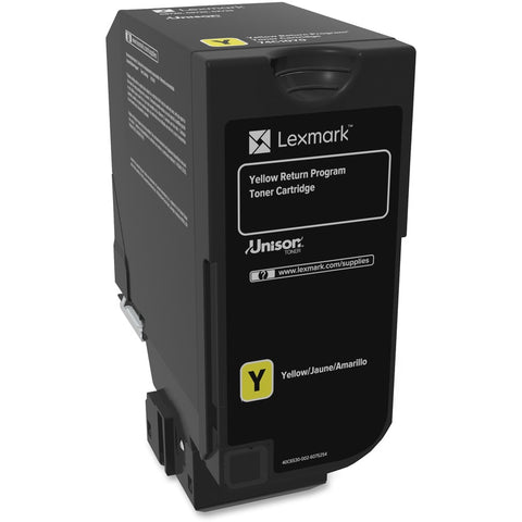 Lexmark 74c10y0 Yellow Return Program Toner Cartridge