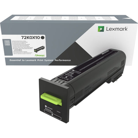 Lexmark 72k0x10 Black Toner Cartridge