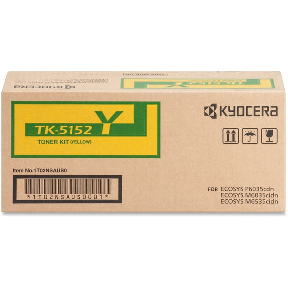 Kyocera Tk-5152y Yellow Toner Cartridge For Use In Ecosys M6035cidn M6535cidn P6