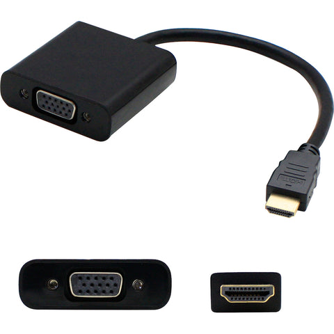 Add-on Addon 20.00cm (8.00in) Hp Compatible Hdmi Male To Vga Female Black Active Adapte