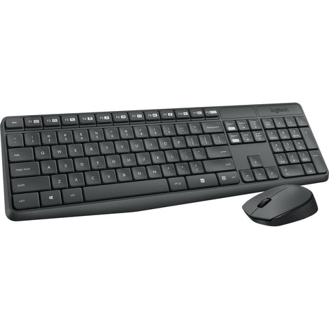 Logitech Mk235 Wireless Keyboard And Mouse (grey)