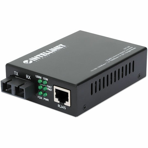 Intellinet 10/100/1000base-t To 1000base-lx (sc) Single-mode, 20 Km (12.4 Mi)