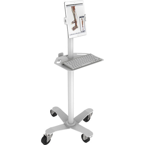 Compulocks Brands, Inc. Keyboard Tray For Medical Rolling Cart White