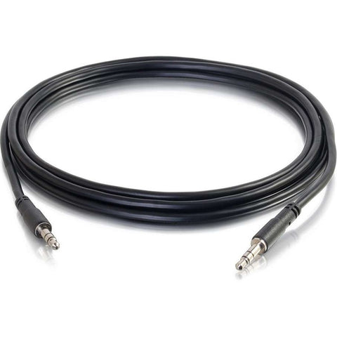 C2g 10ft (3m) Slim Aux 3.5mm Audio Cable - Male Left Gender - Male Right Gender - 3.