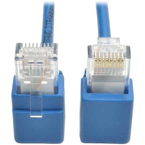 Eaton Tripp Lite Series Right-angle Cat6 Gigabit Snagless Molded Slim Utp Ethern