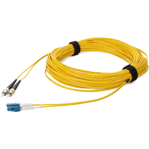Add-on 50m St To Lc Yellow Os2 Duplex Ofnr (riser-rated) Smf Fiber Patch Cable