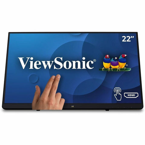Viewsonic 22" Full Hd 1080p 10 Point Touch Monitor, Frameless Superclear Ips Technology Wi