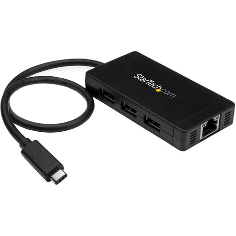 Startech Turn A Laptops Usb Type-c Port Into Three Usb Type-a Ports (5gbps) & One Gigabit