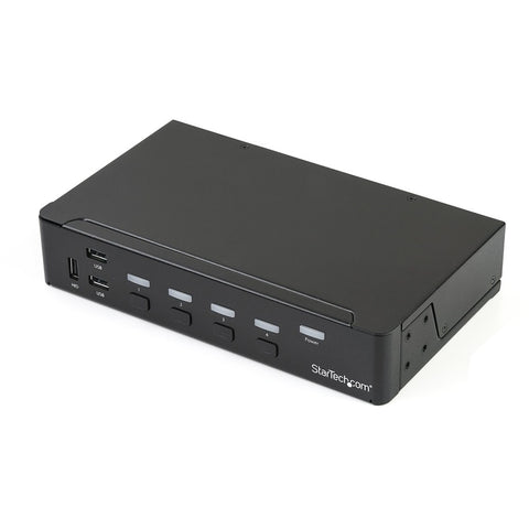Startech Control Four Dp Computers Using A Single Console With A Built-in Usb 3.0 Hub For