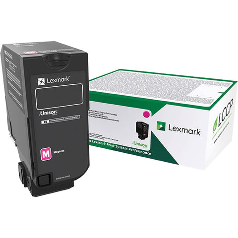 Lexmark 74c0hmg Magenta Return Program Toner Cartridge Taa For Use In Cs/cx725 E